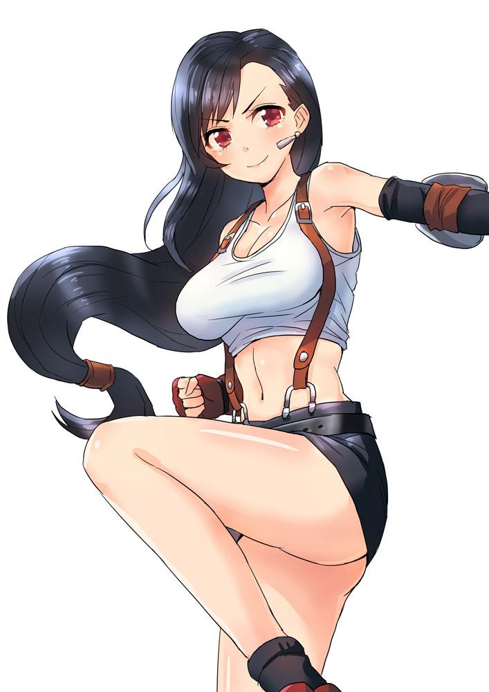 tifa lockhart (final fantasy and 1 more) drawn by shouhei