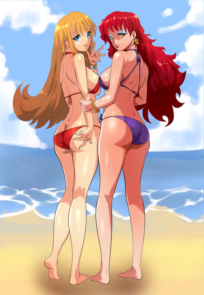 mona and captain syrup (warioware and 1 more) drawn by thejefersonchan