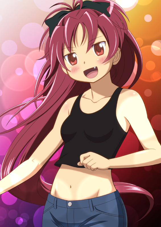 sakura kyoko (mahou shoujo madoka magica) drawn by cap_(dkdm-d)