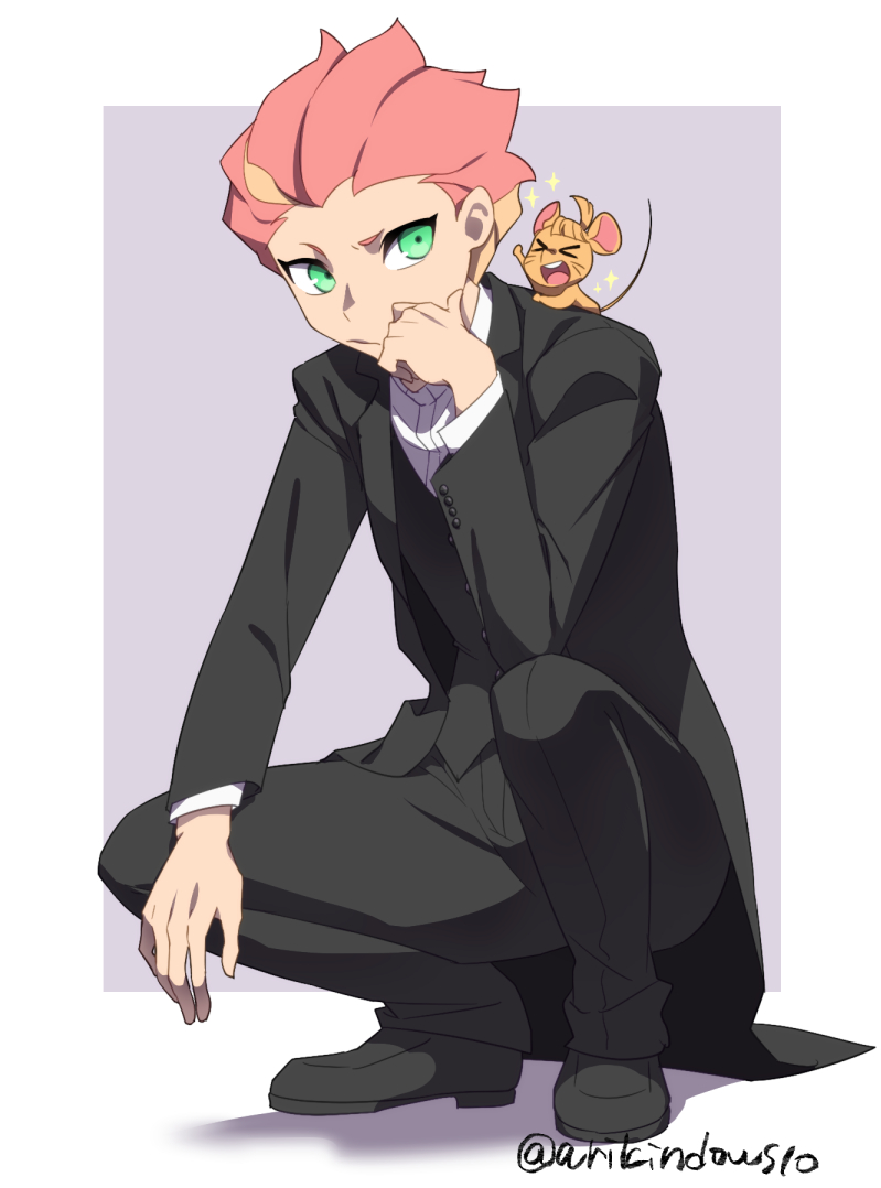 kagari atsuko and amanda o'neill (little witch academia) drawn by arikindows10