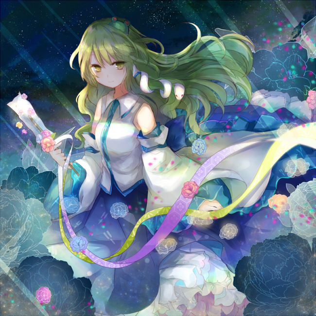 kochiya sanae (touhou and 1 more) drawn by kazu_(muchuukai)