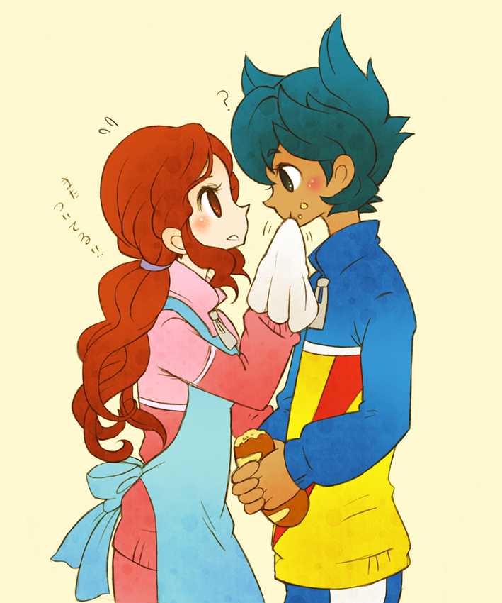raimon natsumi and rococo urupa (inazuma eleven) drawn by uppi