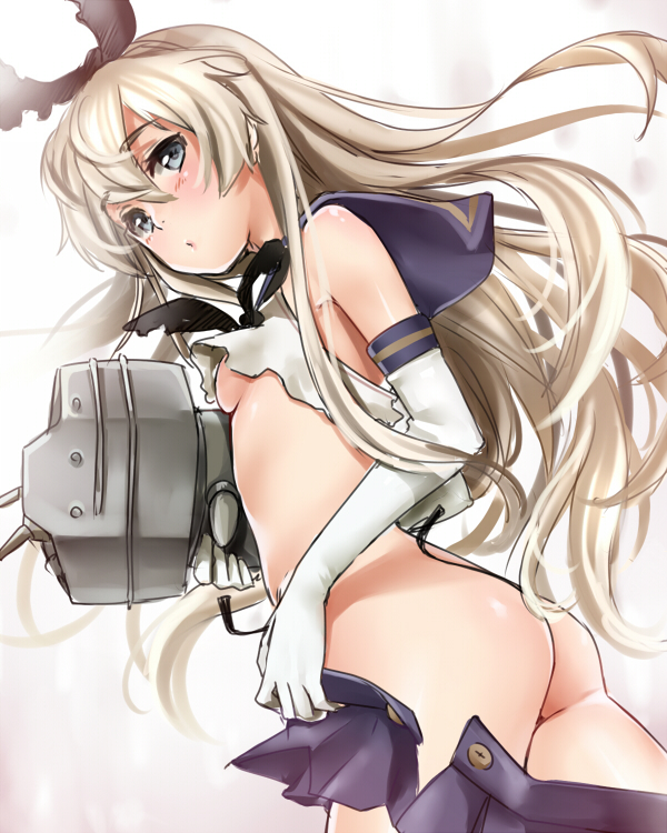 shimakaze and rensouhou-chan (kantai collection) drawn by masami_chie
