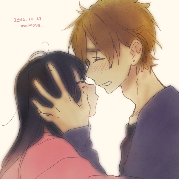 kitashirakawa tamako and ooji mochizou (tamako market) drawn by momose_(oqo)