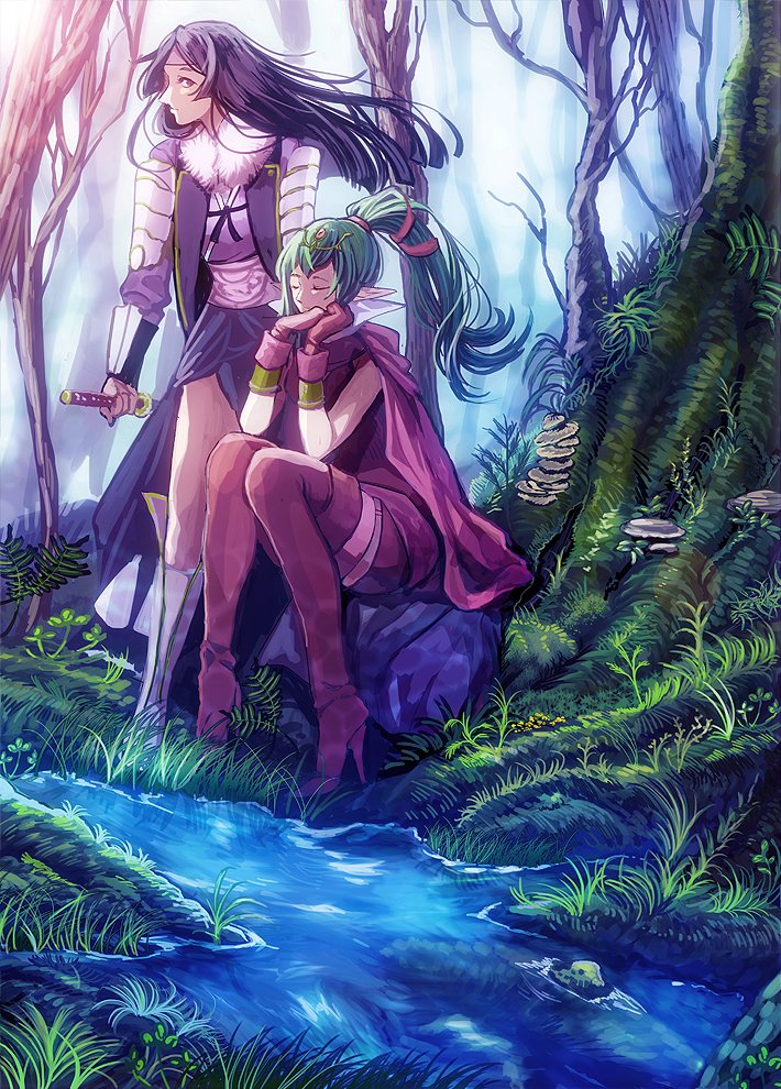tiki and say'ri (fire emblem and 2 more) drawn by tsuko_(25mnts)