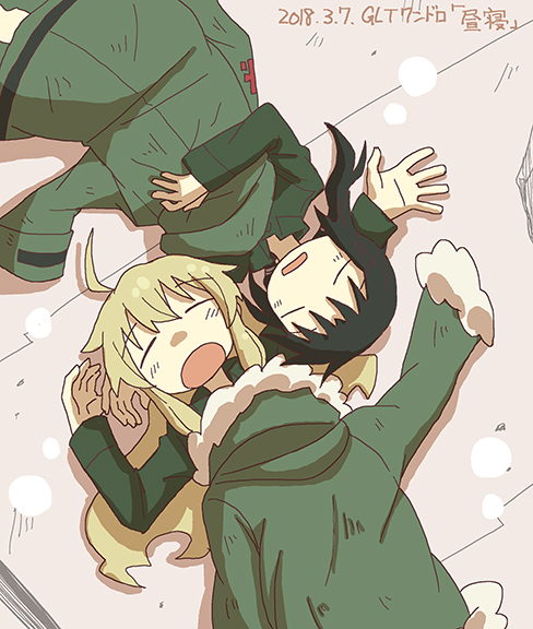 chito and yuuri (shoujo shuumatsu ryokou) drawn by kokorori-p