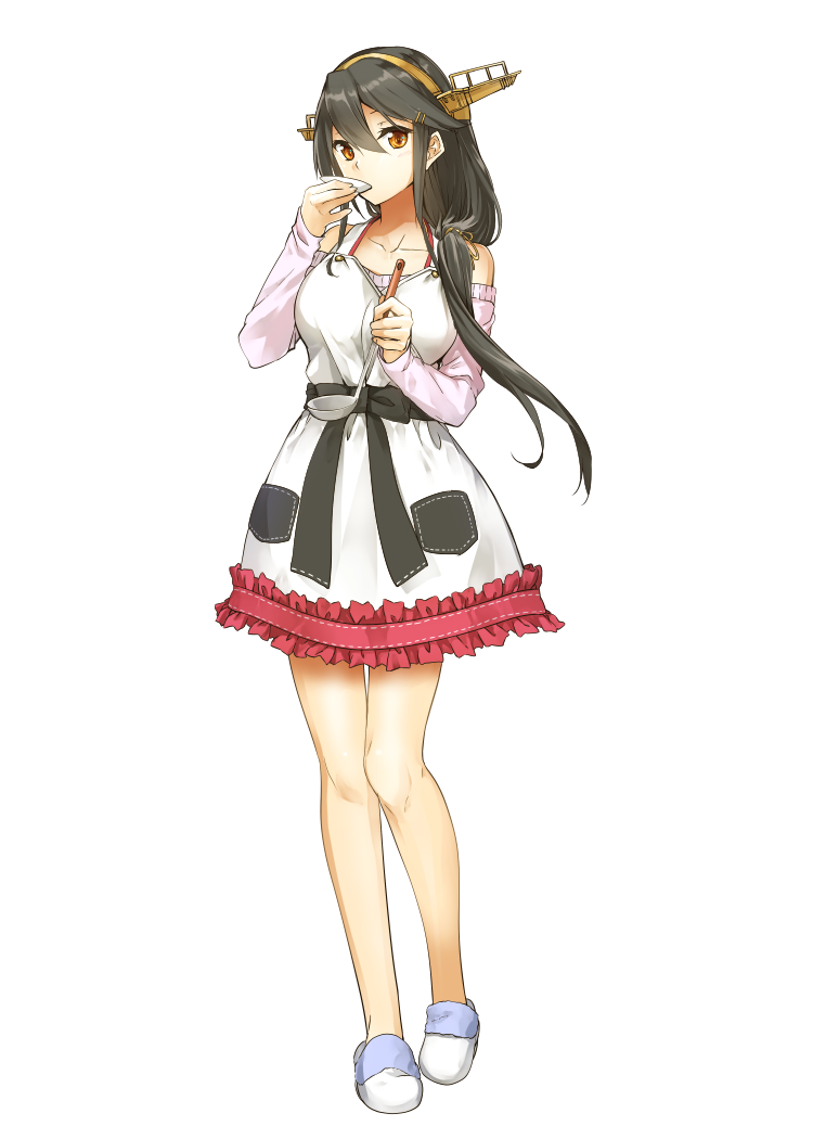 kongou and haruna (kantai collection) drawn by kyougoku_touya