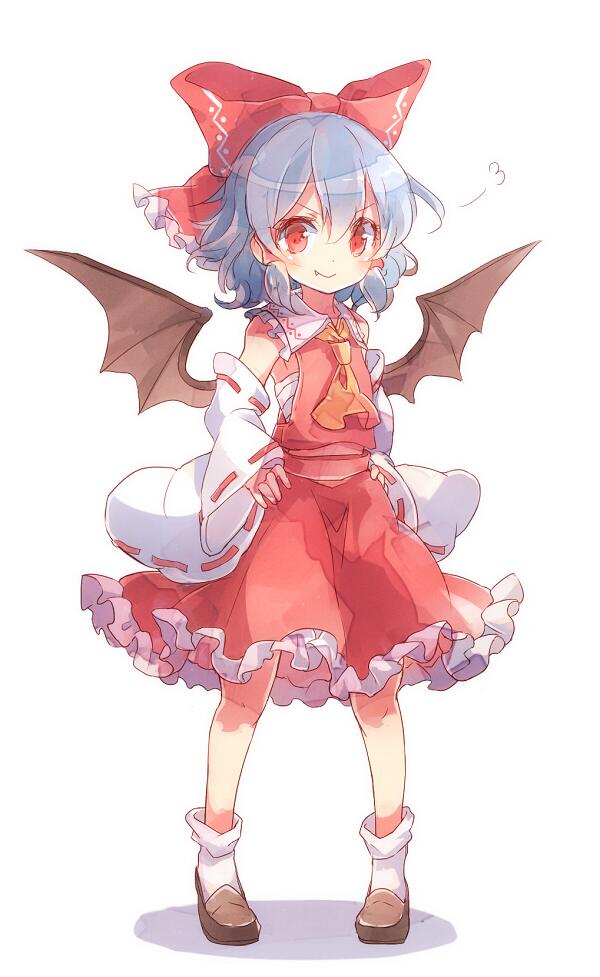 hakurei reimu and remilia scarlet (touhou) drawn by 60mai