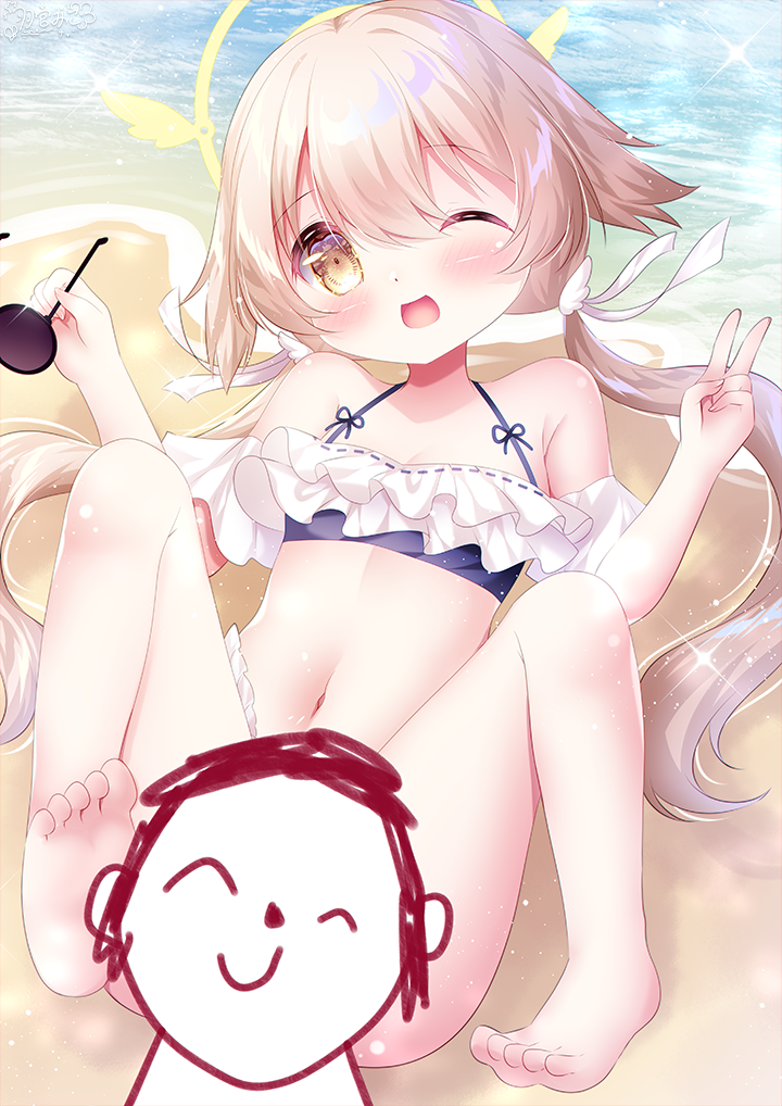 sensei, doodle sensei, and hifumi (blue archive) drawn by hamiyamiko