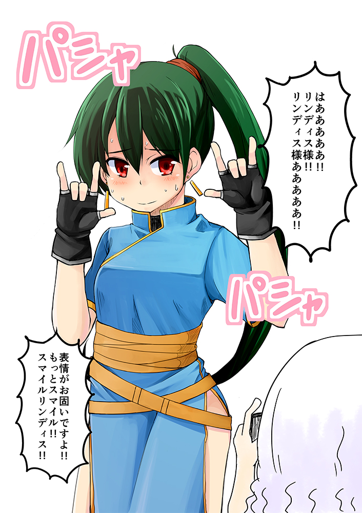 lyn and florina (fire emblem and 1 more) drawn by ikeda_(kasutera)