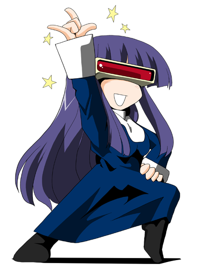 asagami fujino and cyclops (marvel and 3 more) drawn by kieyza