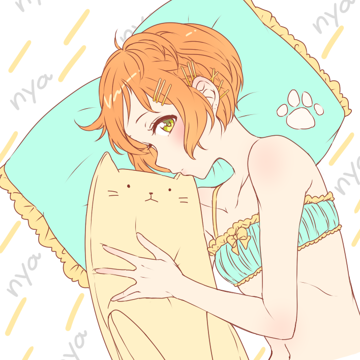 hoshizora rin (love live! and 1 more) drawn by umeno