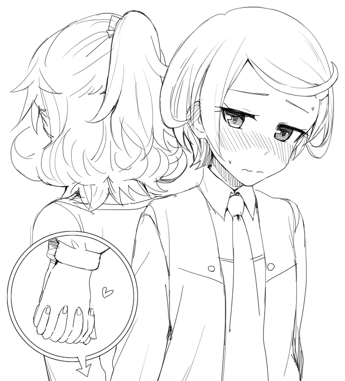 aida mana and kenzaki makoto (precure and 1 more) drawn by yoban
