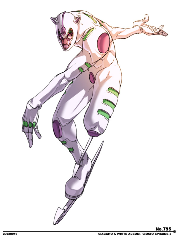 ghiaccio and white album (jojo no kimyou na bouken and 1 more) drawn by falcoon