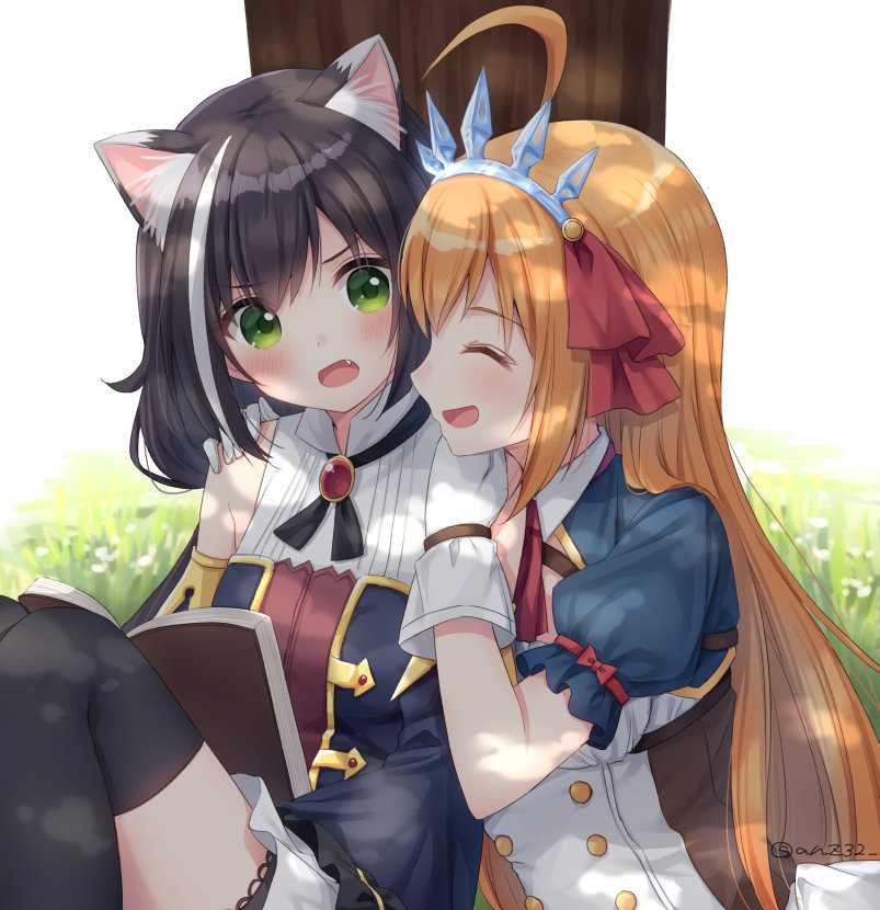 karyl and pecorine (princess connect!) drawn by yumoran