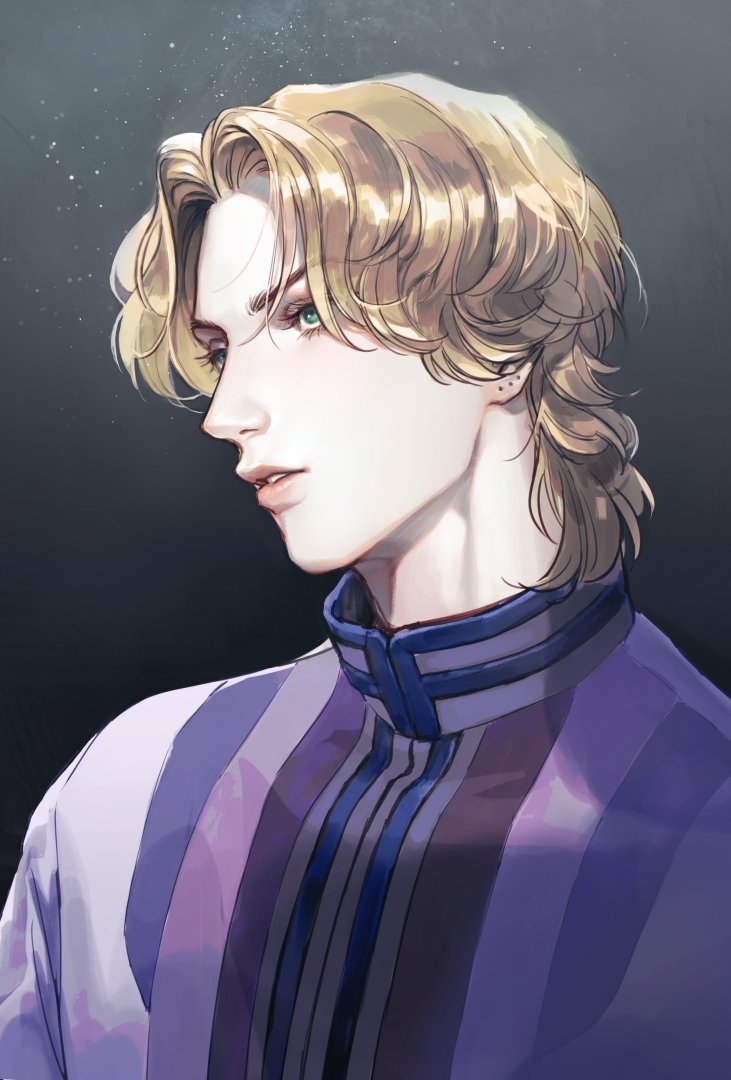 dio brando (jojo no kimyou na bouken and 1 more) drawn by meng_bu_chong