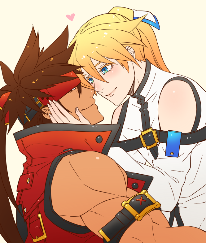 sol badguy and ky kiske (guilty gear) drawn by yumeoti