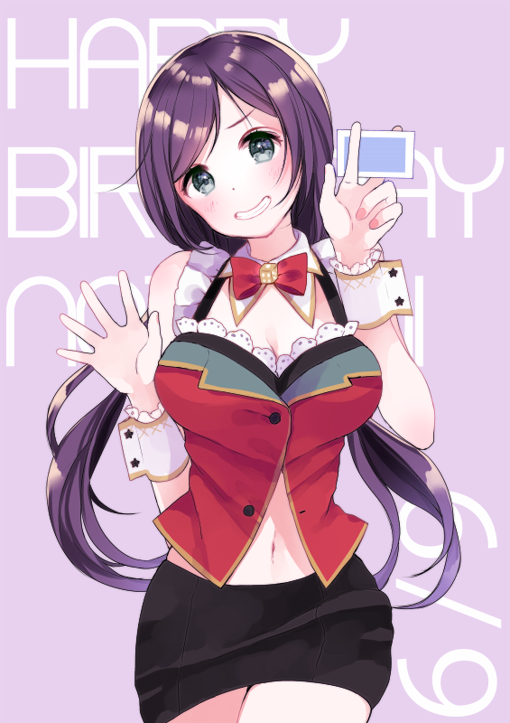 tojo nozomi (love live! and 2 more) drawn by fuyuko_(onaka_hungry)