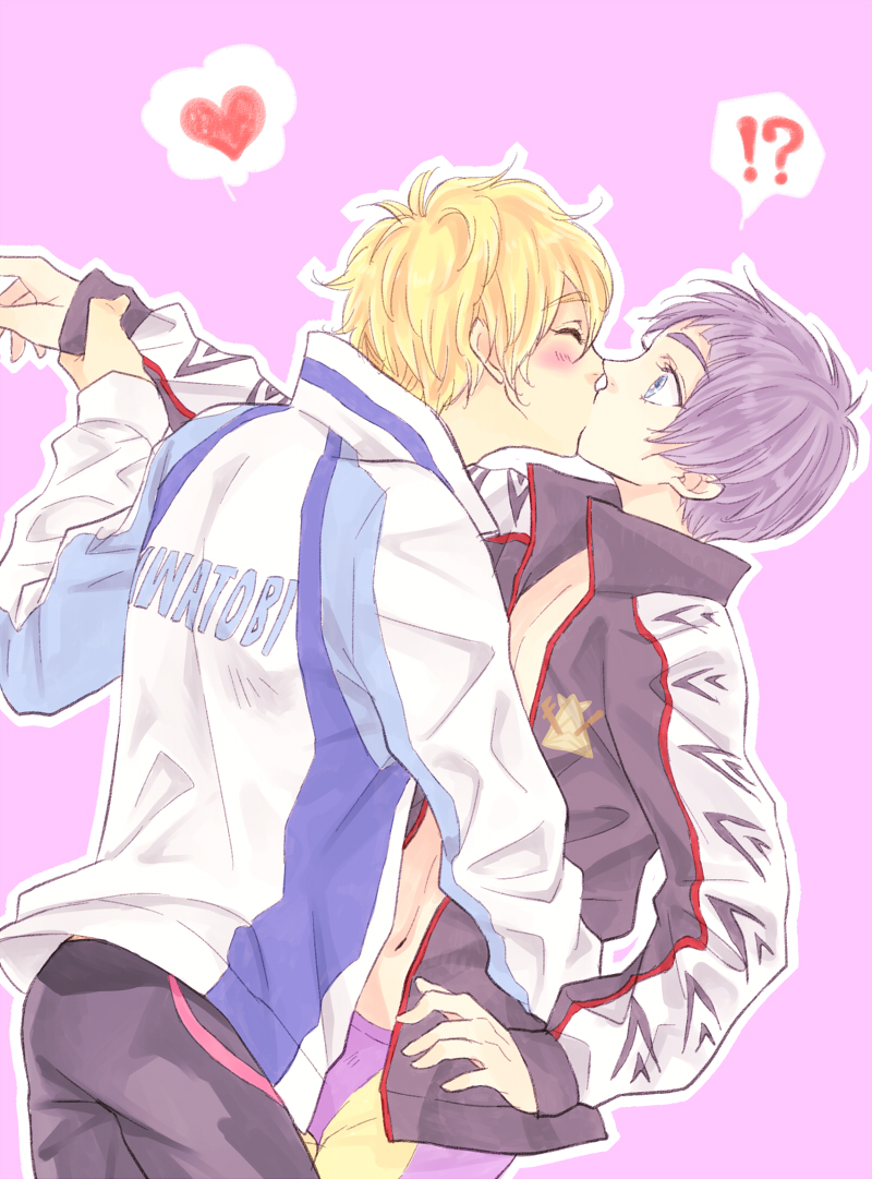 hazuki nagisa and nitori aiichirou (free!) drawn by komorikorimo