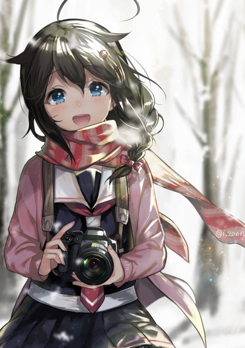 shigure and shigure kai ni (kantai collection) drawn by itamidome