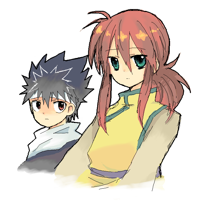 kurama and hiei (yu yu hakusho) drawn by nomo