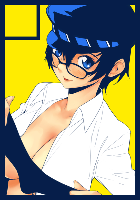shirogane naoto (persona and 1 more) drawn by yurikawa