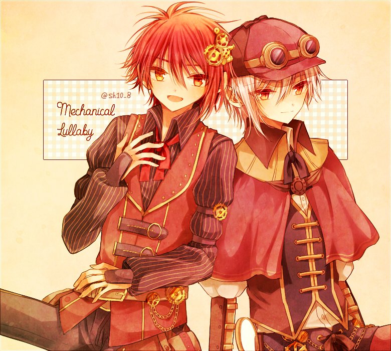 nanase riku and kujou tenn (idolish7) drawn by shio_(108)