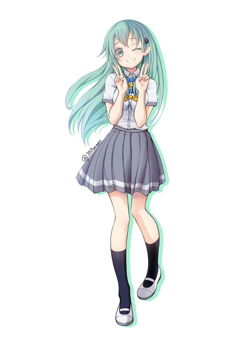 suzuya and yanami anna (kantai collection and 1 more) drawn by tetsuryuu