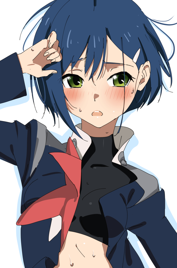 ichigo (darling in the franxx) drawn by senjitsu_musou