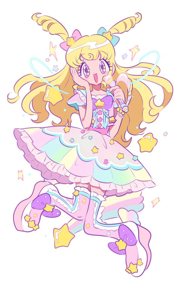 yumekawa yui (pretty series and 2 more) drawn by invaderdarling
