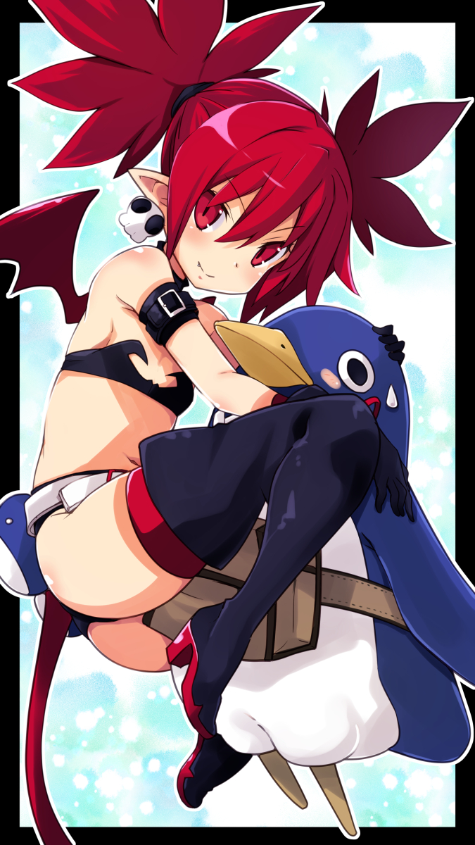etna and prinny (disgaea and 1 more) drawn by iwashi_dorobou_-r-
