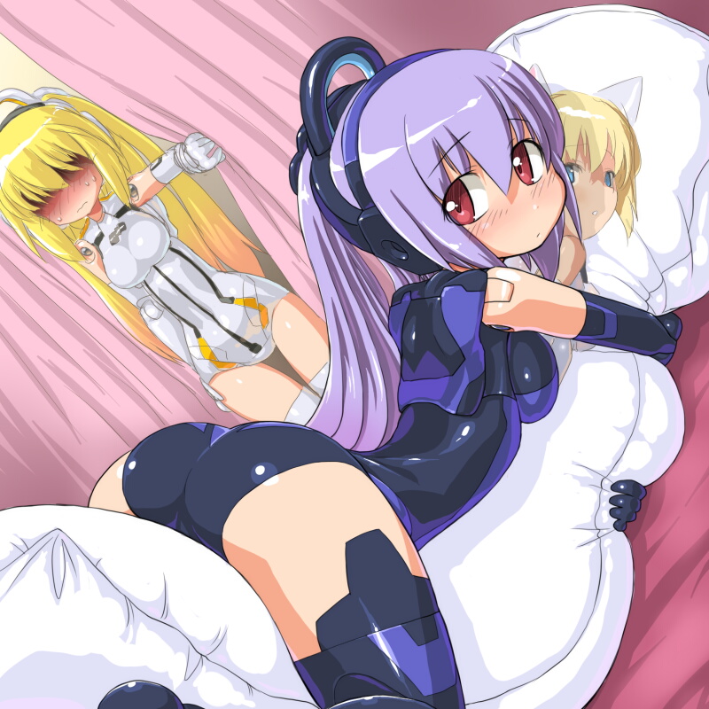 arnval and arnval mk2 (busou shinki) drawn by dd_(ijigendd)