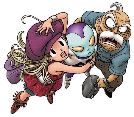 jaco, tights, and oomori tokunoshin (ginga patrol jaco) drawn by toriyama_akira