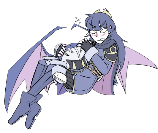 lucina and meta knight (fire emblem and 3 more) drawn by starboundknight
