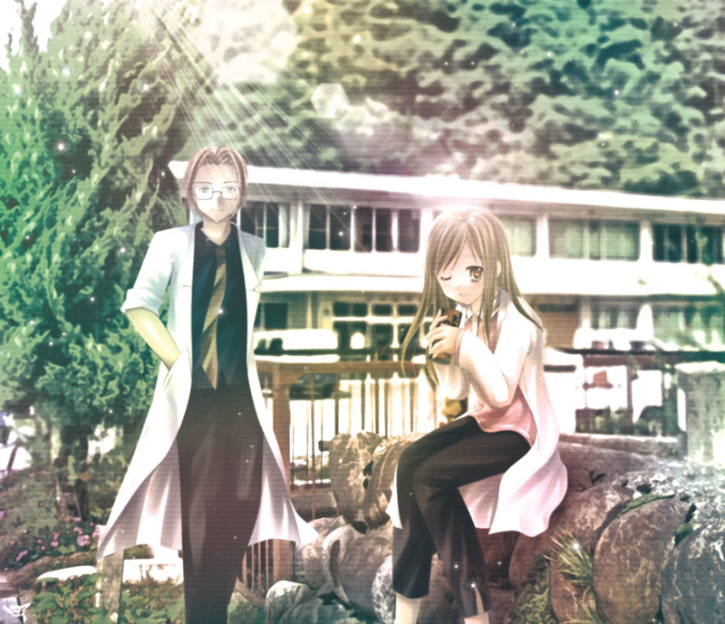 takano miyo and irie kyousuke (higurashi no naku koro ni) drawn by kotoki_ayami