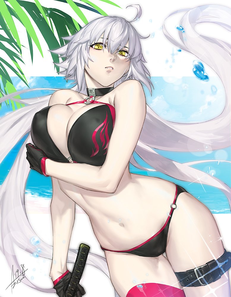 jeanne d'arc alter (fate and 1 more) drawn by azusa_(hws)