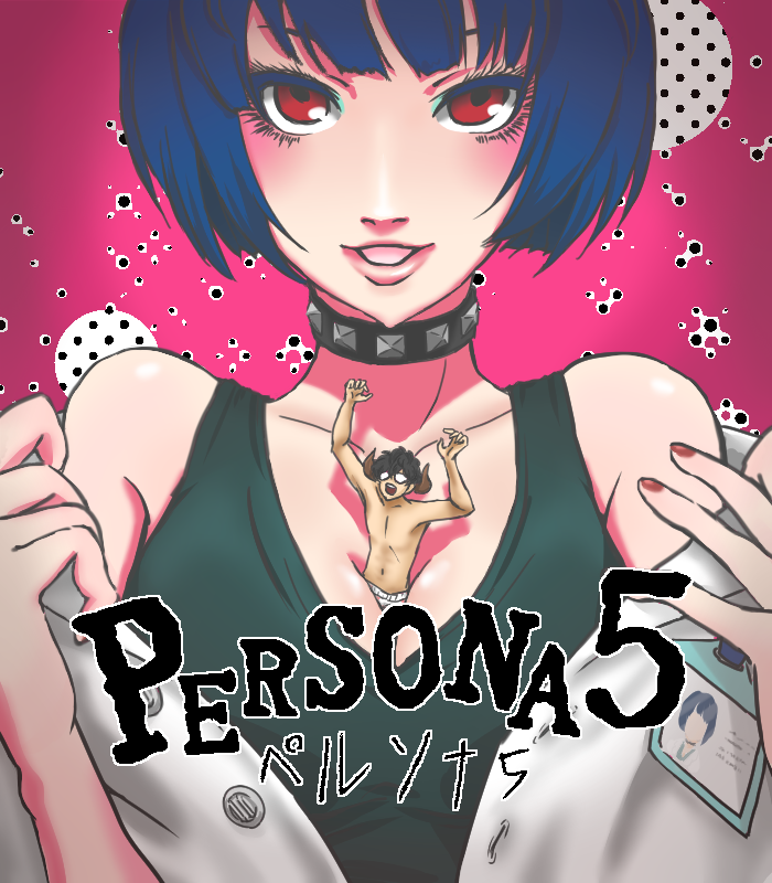 amamiya ren and takemi tae (persona and 3 more) drawn by aka_wakame