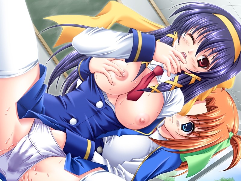sagawa yuki and kaneko minami (warui koto shitai) drawn by abu