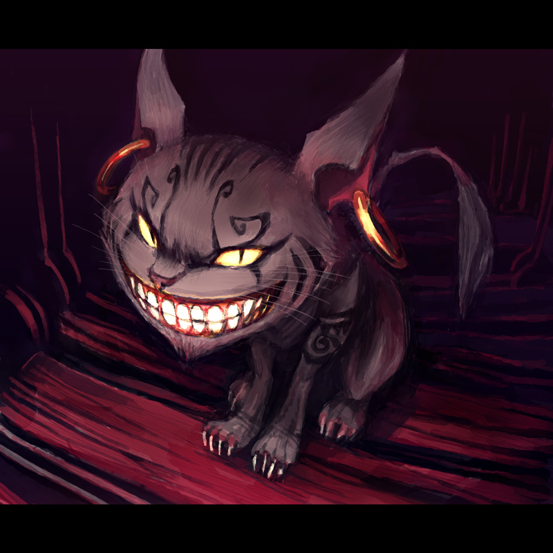 cheshire cat (american mcgee's alice and 1 more) drawn by ringoman