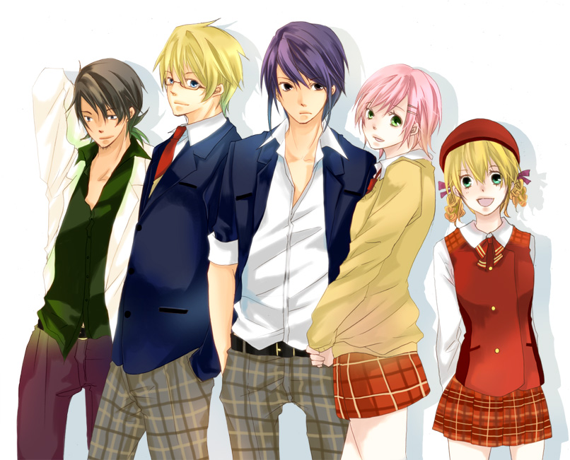 yuri lowell, estellise sidos heurassein, flynn scifo, patty fleur, and raven (tales of and 1 more) drawn by shuri_(9818)