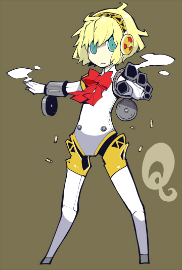 aigis (persona and 3 more) drawn by dowman_sayman