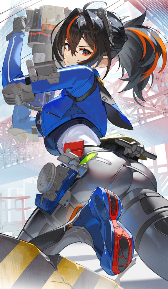 zhu yuan (zenless zone zero) drawn by scottie_(phantom2)