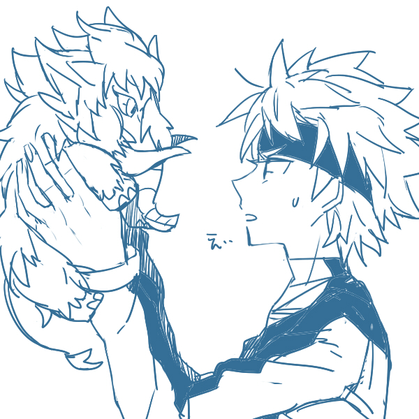 ibuki munemasa and mammoth (inazuma eleven and 2 more) drawn by jaenbba