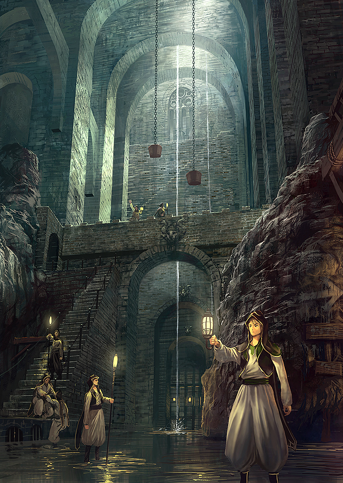 pixiv fantasia and 1 more drawn by noba