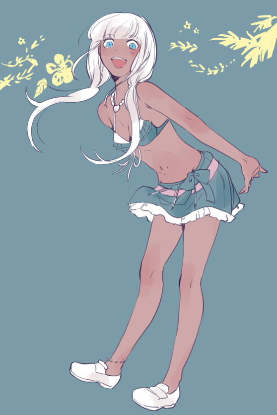 yonaga angie (danganronpa and 1 more) drawn by chiyo_(min0yoko)