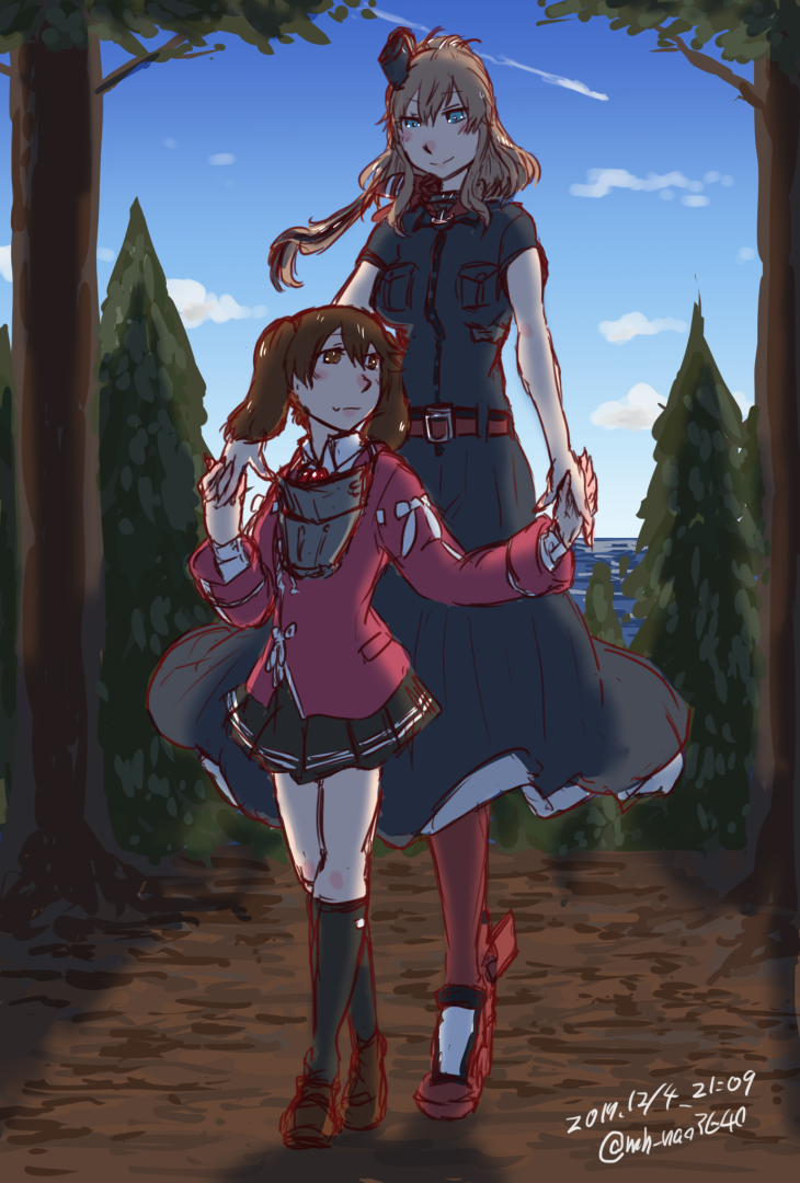 Ryuujou And Saratoga Kantai Collection Drawn By Samusio Danbooru