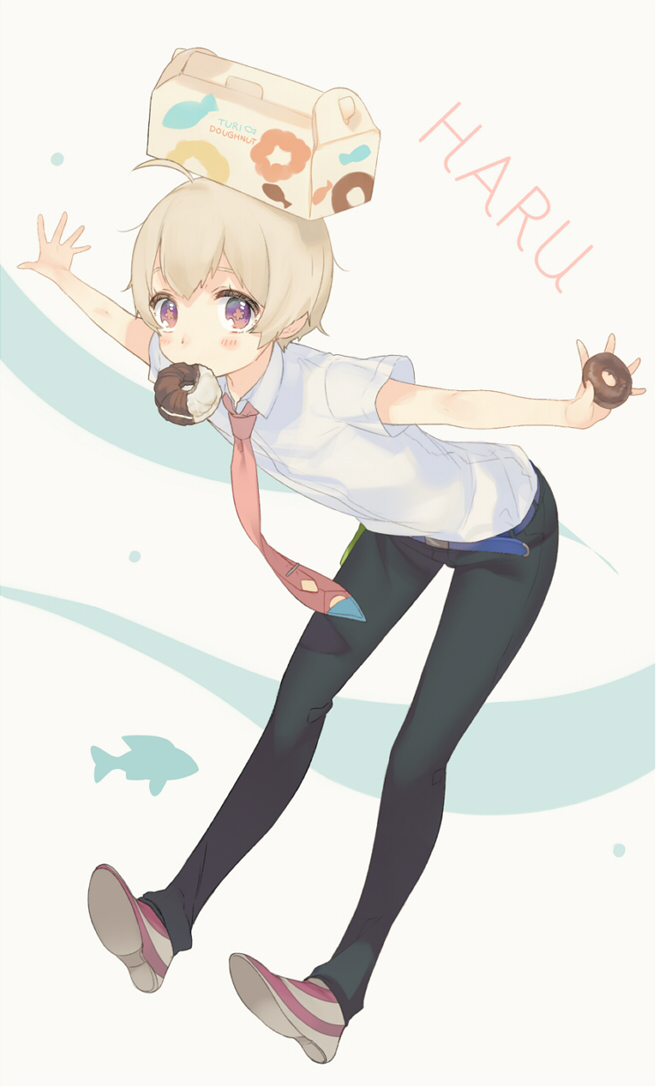 haru (mister donut and 1 more) drawn by kippu