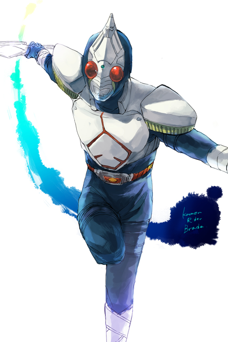 kamen rider blade (kamen rider and 1 more) drawn by ayumu_(wind_and_sail)