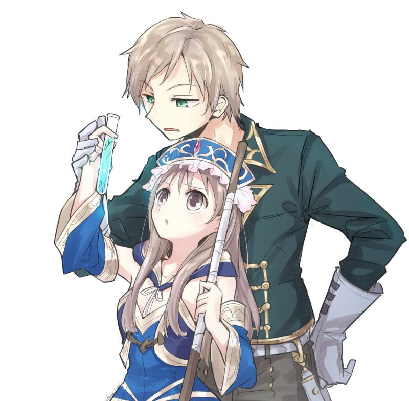totooria helmold and gino knab (atelier and 1 more) drawn by karasumi_(aiseec)