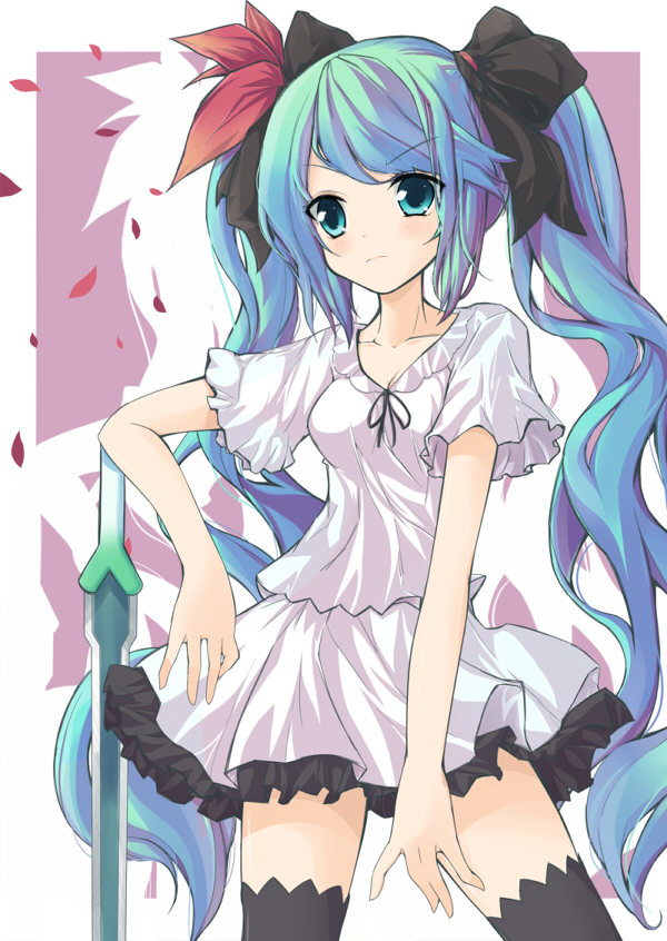 hatsune miku (vocaloid and 1 more) drawn by fuguno